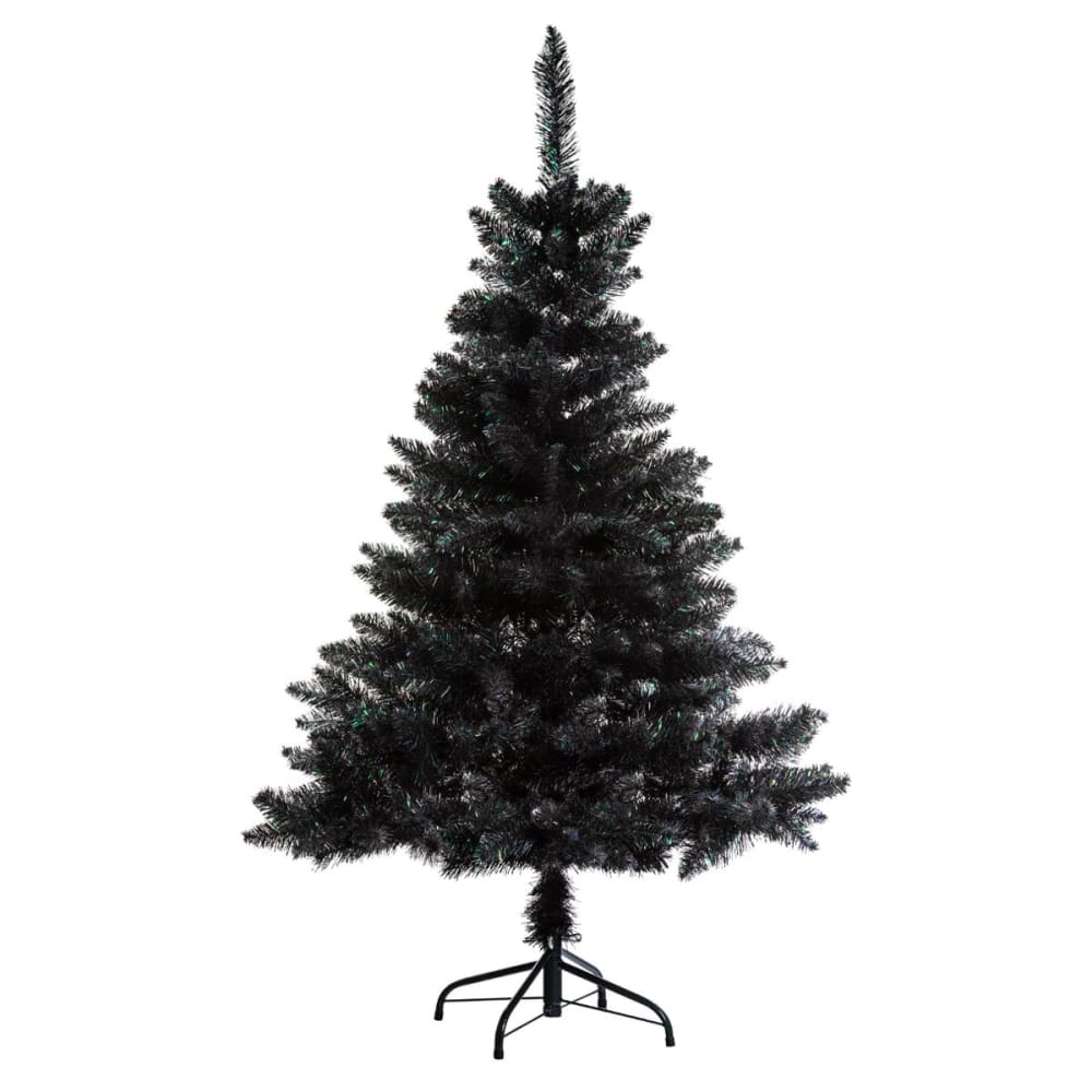 Árbol de navidad en pvc negro de 210 cm