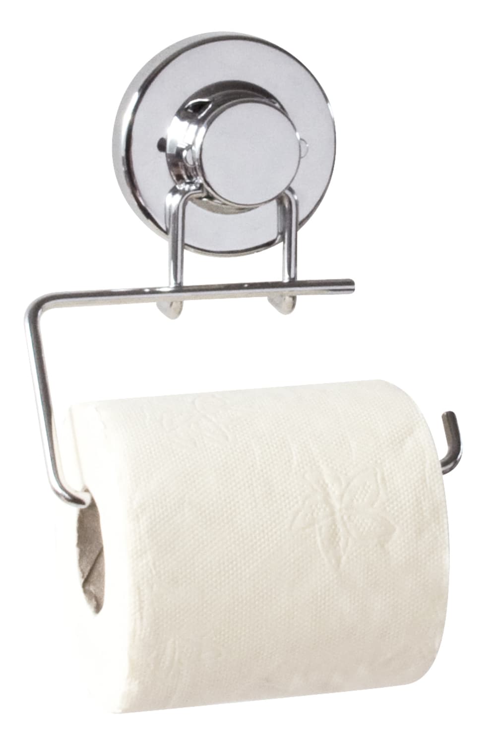 Derouleur simple fix chrome métal argent 13x8.2x4.5 cm