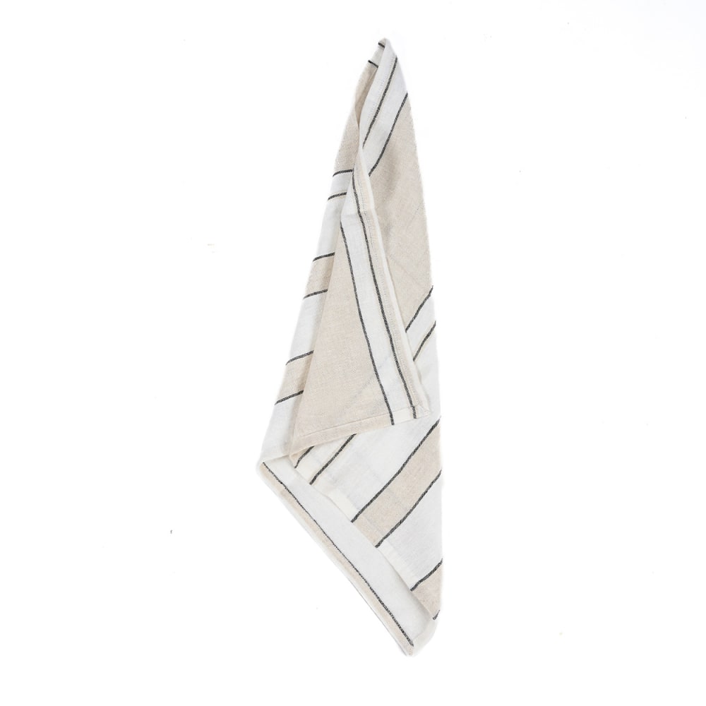 Serviette en lin beige 45x45x0,5cm Serviette en lin beige 45x45x0,5cm