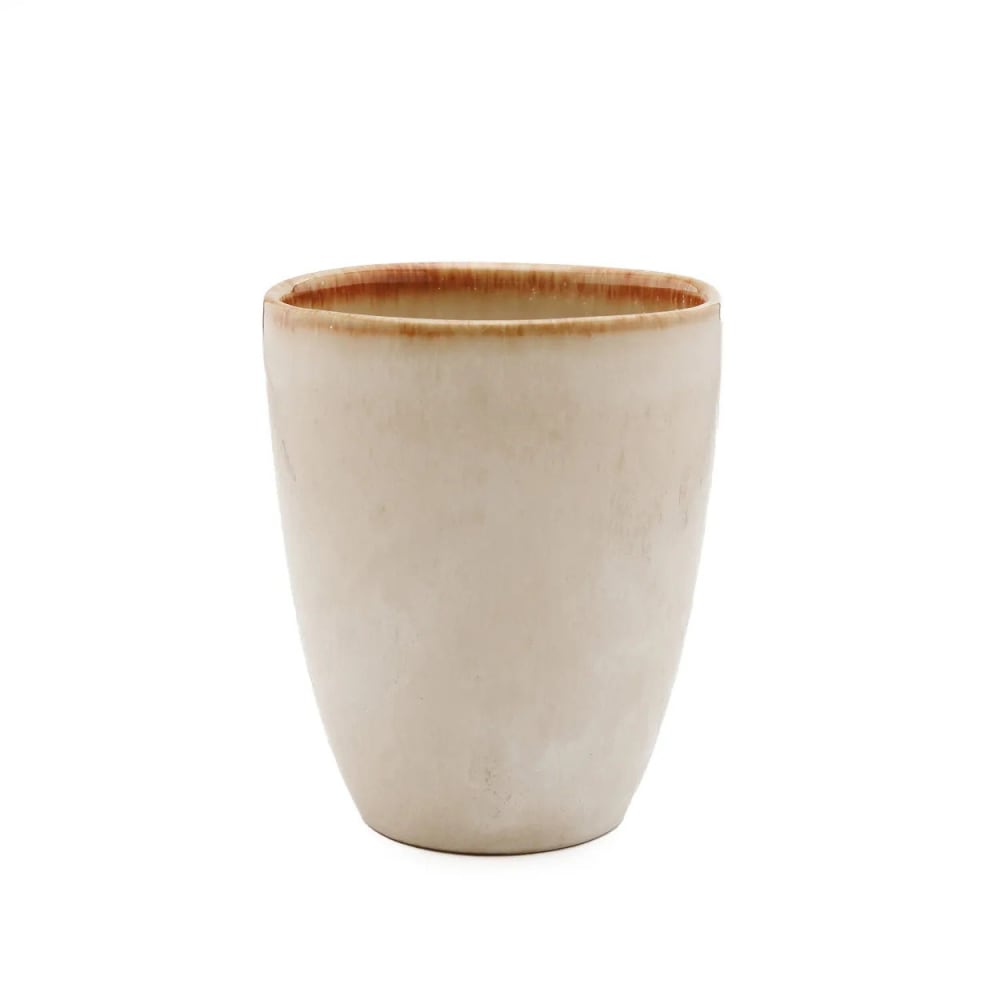 Tasse en céramique blanc 9x10x10cm