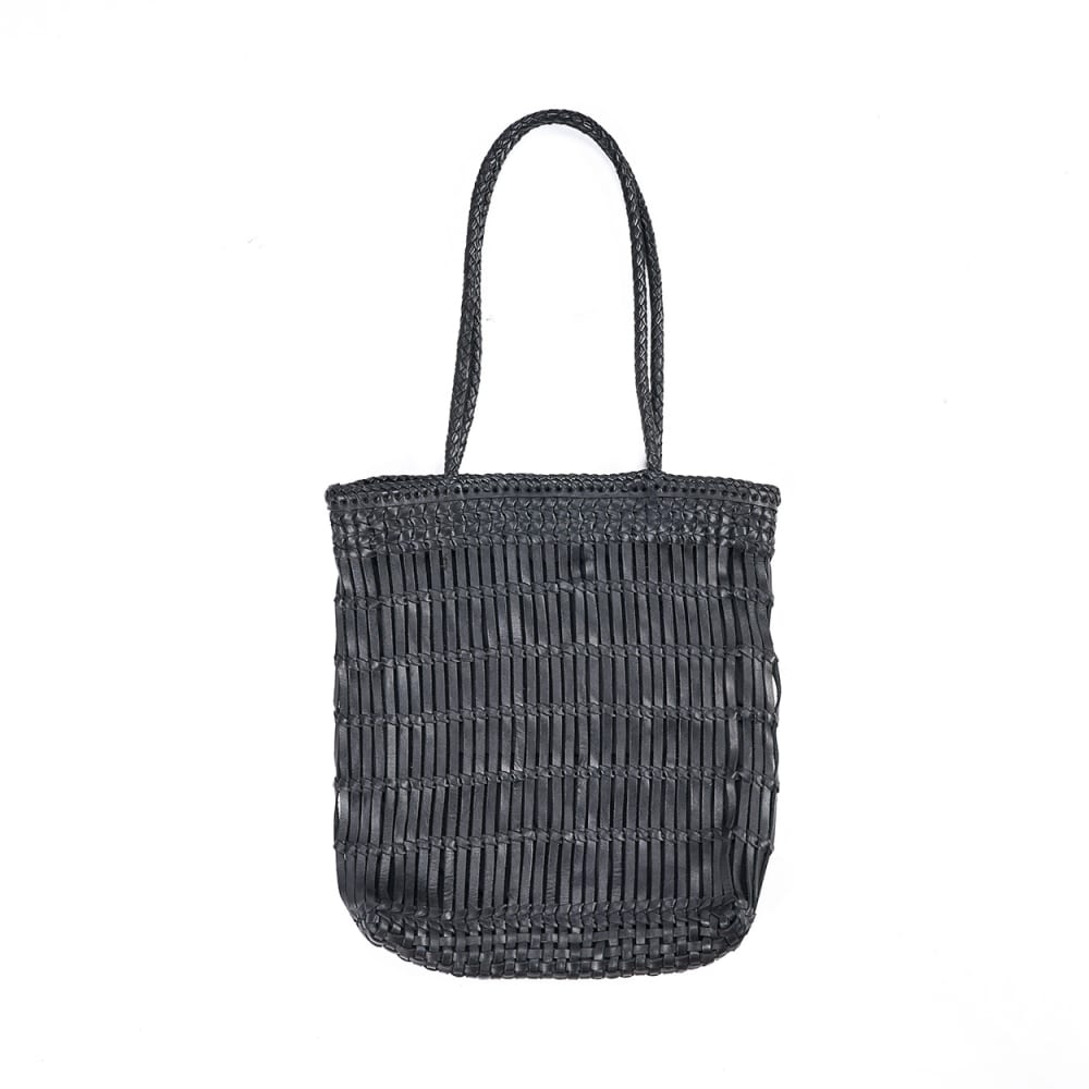 Sac cuir noir 36x8x70cm
