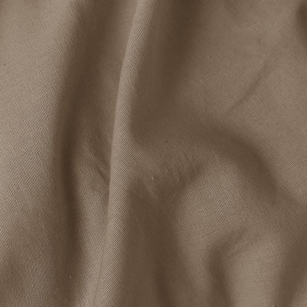 Taie d'oreiller 75% coton 25% lin 50 x 70 cm taupe — vue 4