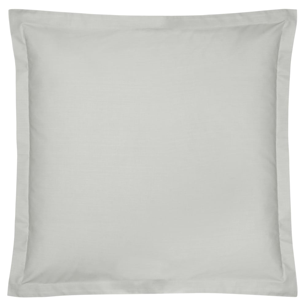 Taies d'oreiller en coton bio galet 65 x 65 cm