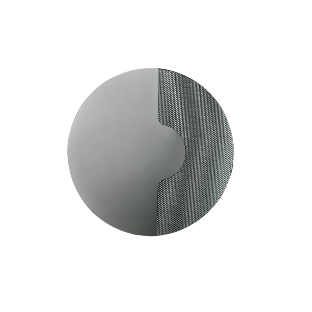 Miroir mural rond gris Ø 120 cm