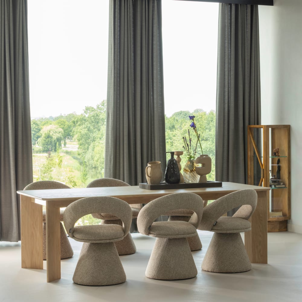 Schrank mit 1 Tür aus Mangoholz, Beige - Maisons Du Monde