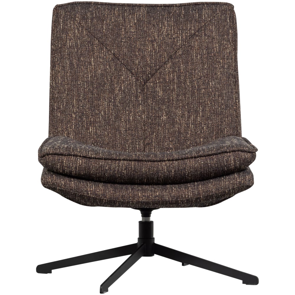 Fauteuil pivotant en tissu mélangé