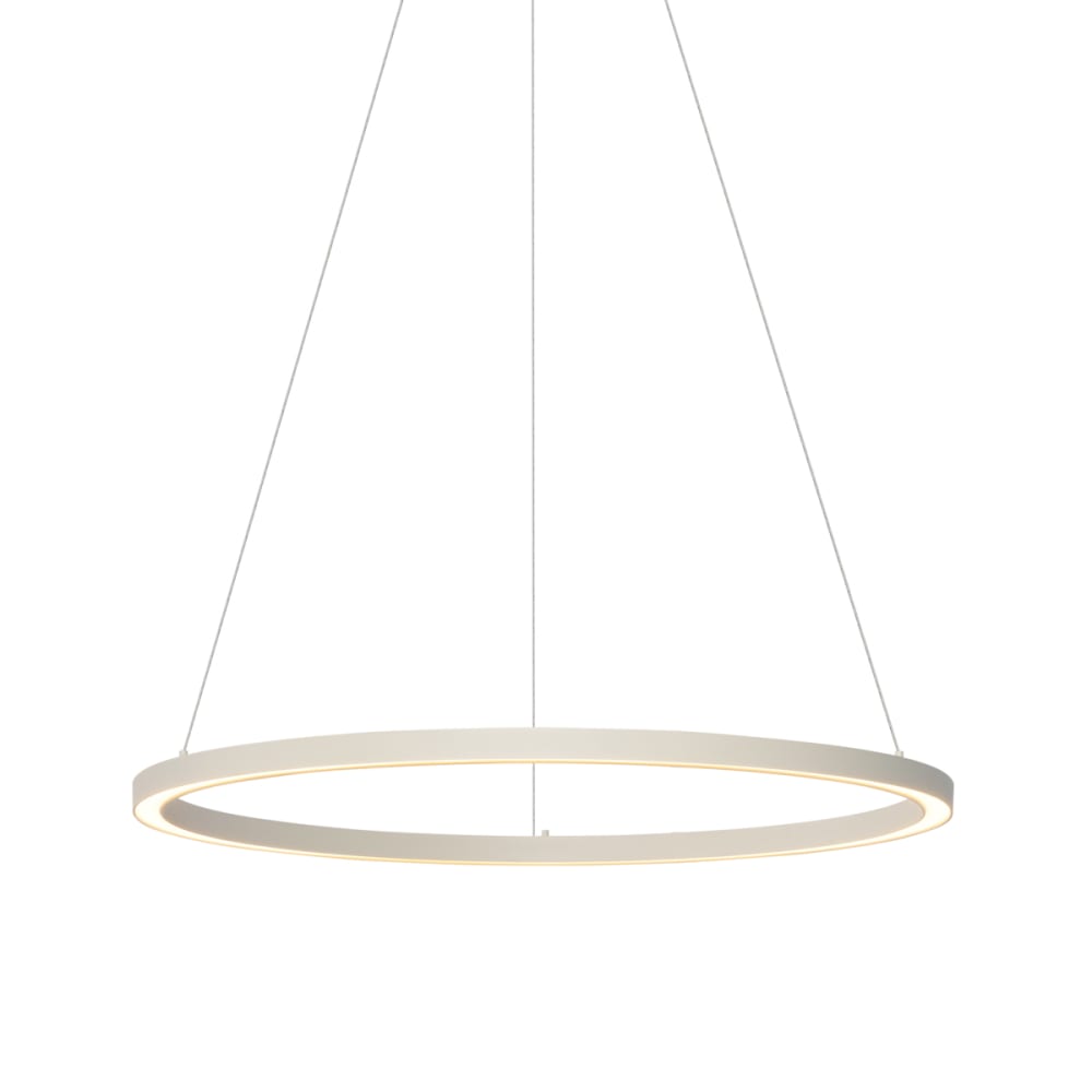 Suspension design beige LED dimmable 80 cm