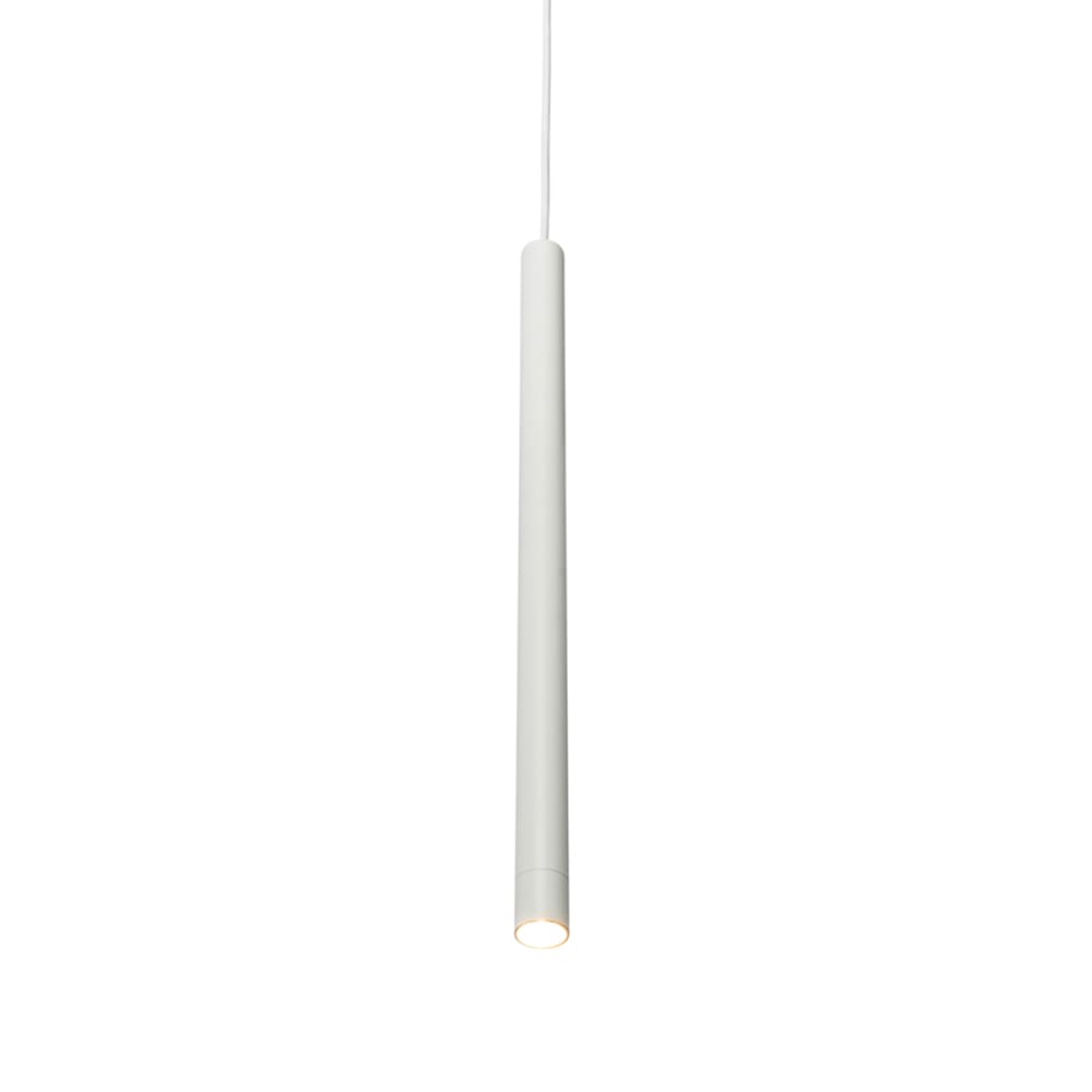 QAZQA Moderne Hängelampe Weiß 1-Phasen-Schiene style modern Weiß Aluminium
