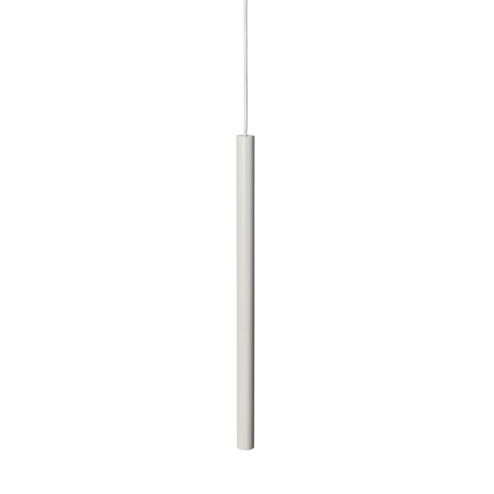 Suspension moderne blanche rail monophasé — vue 3