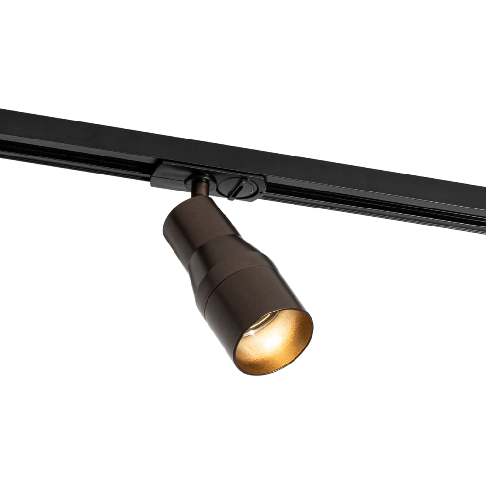 QAZQA Moderner Spot Dunkelbronze 1-Phasen-Schiene style modern Gold Metall