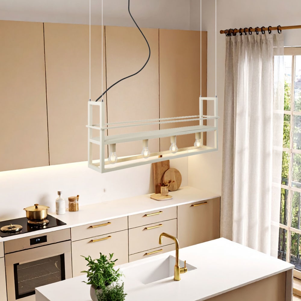 Industrielle Hängelampe Beige - Maisons Du Monde