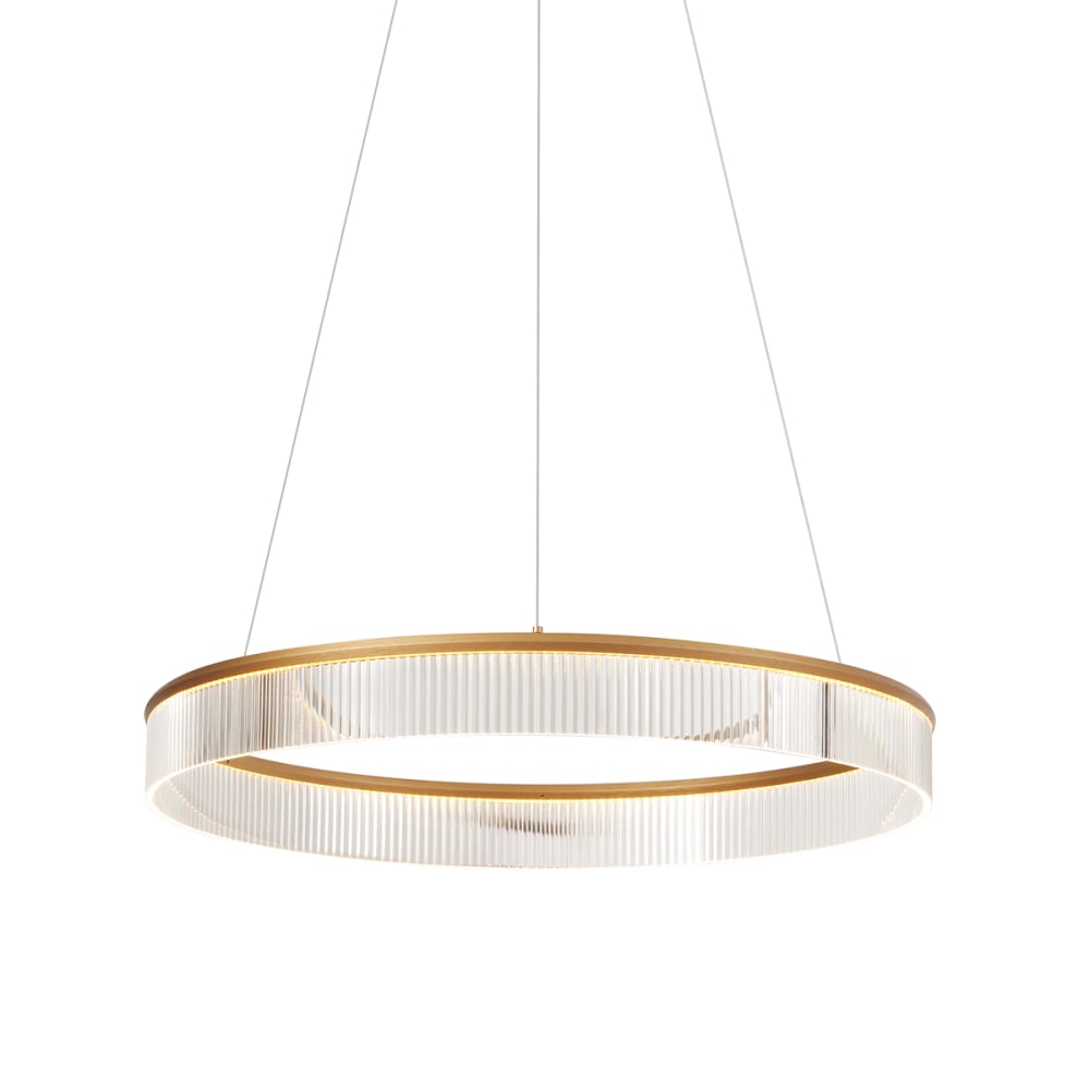Suspension moderne laiton LED dimmable 78 cm