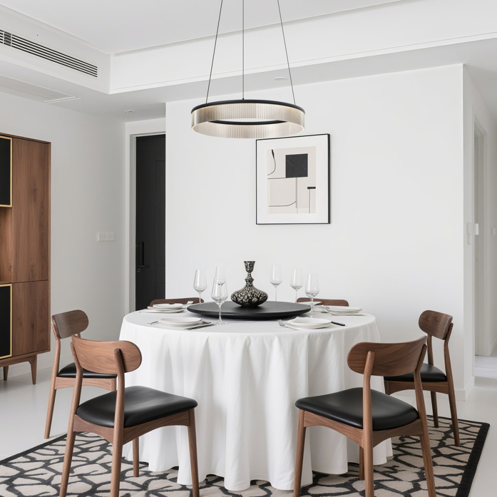Moderne Hängelampe Schwarz 59 cm LED - Maisons Du Monde