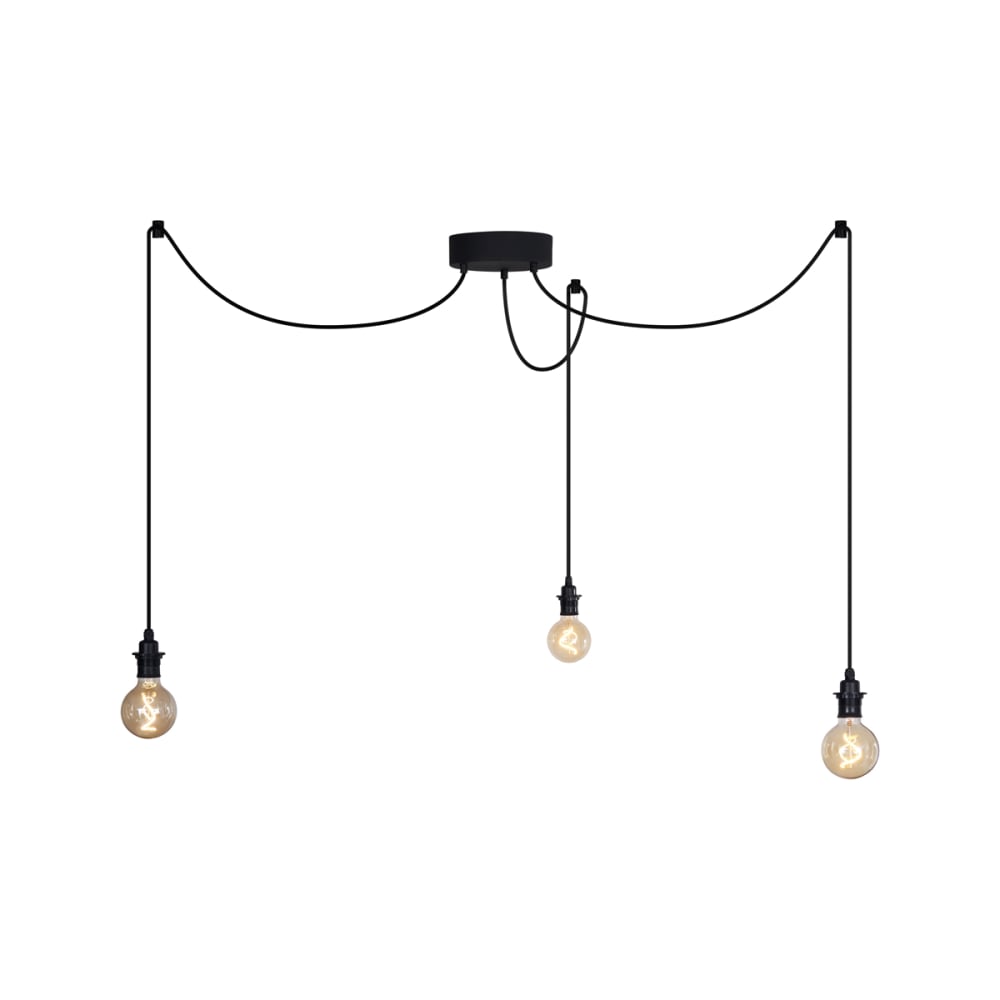 Suspension extérieure noire IP44