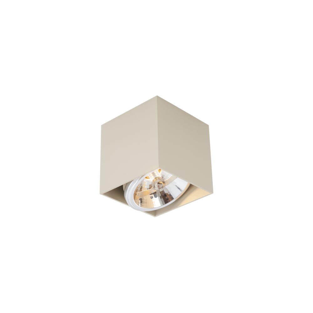 Spot mural moderne beige orientable G9
