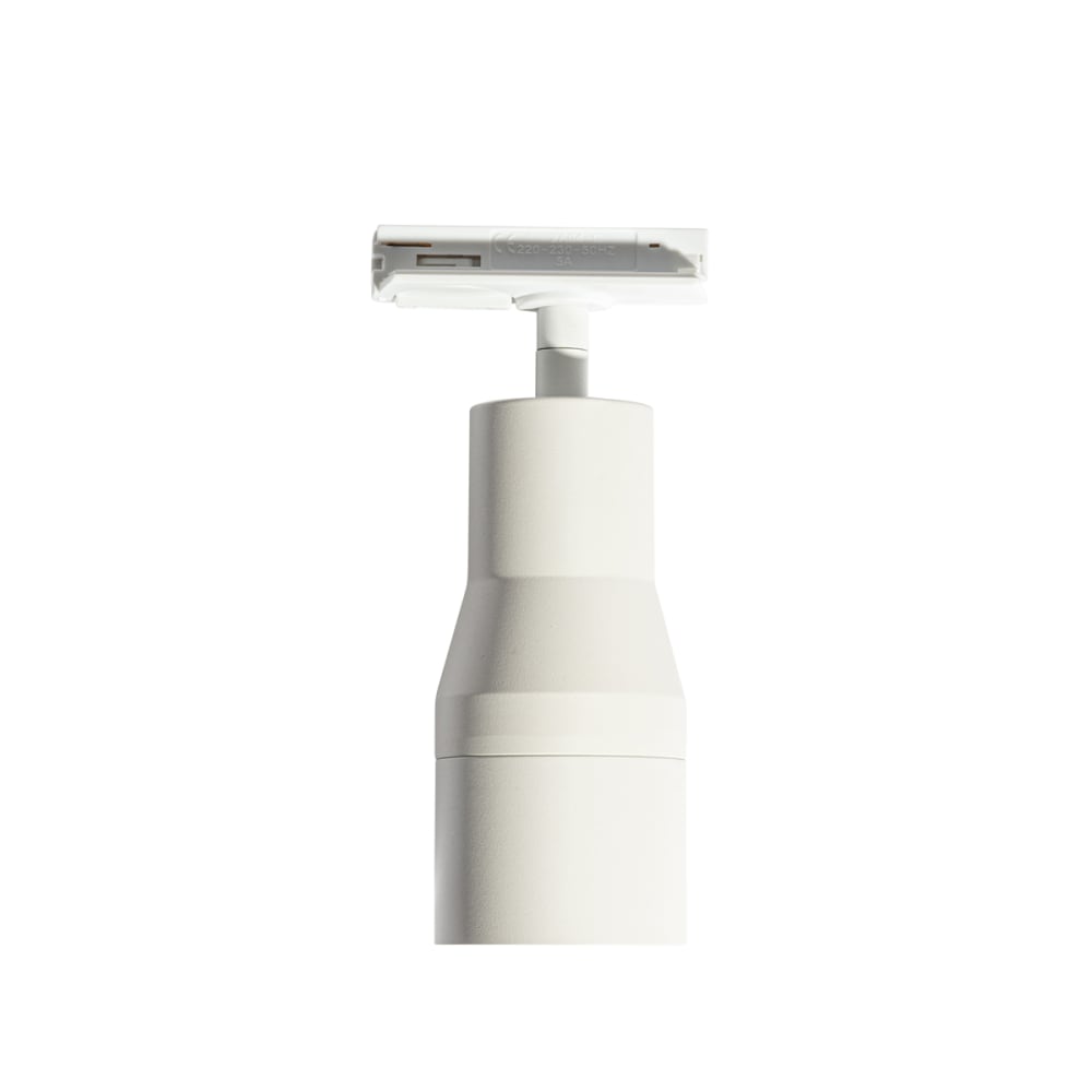 Spot moderne blanc rail monophasé — vue 4