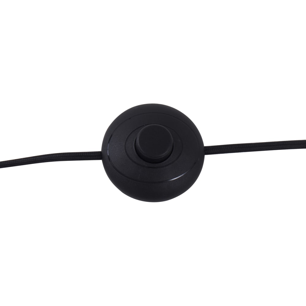 Lampadaire rétro noir verre vert — vue 4
