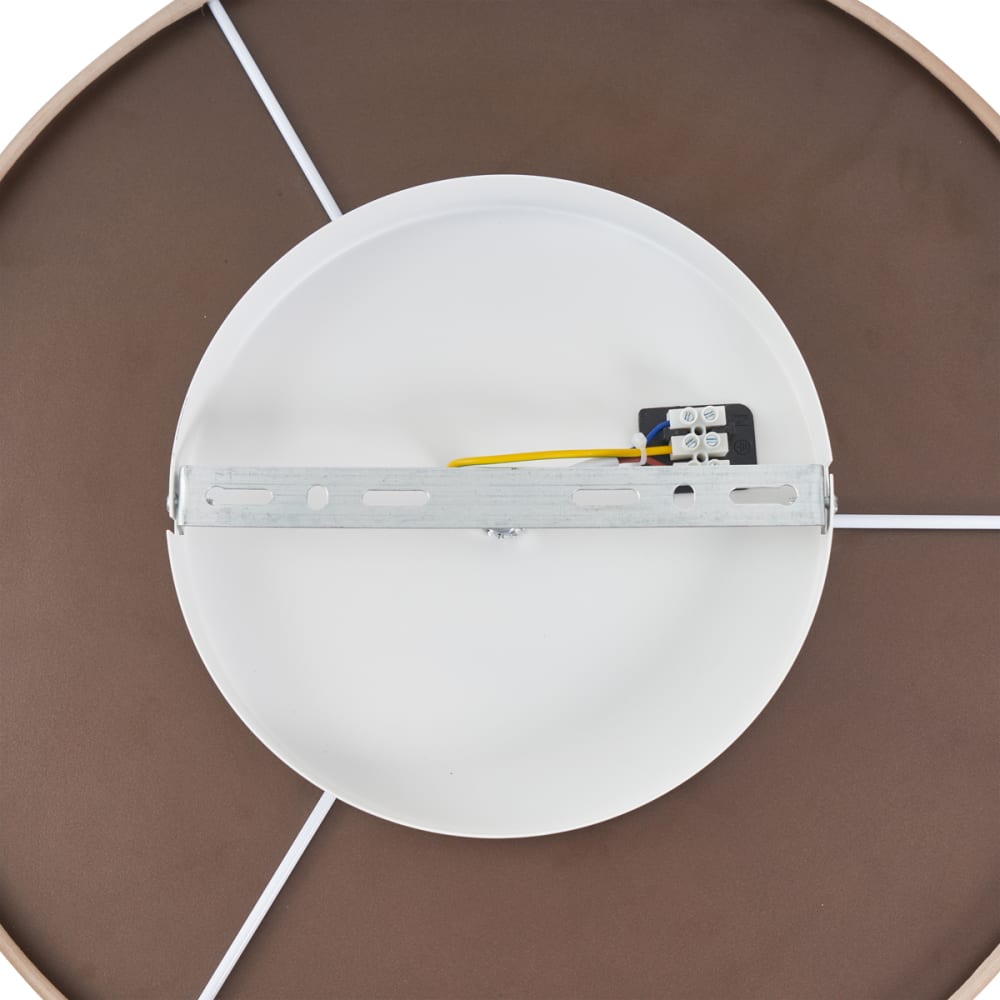 Plafonnier moderne beige tissu led variable — vue 4