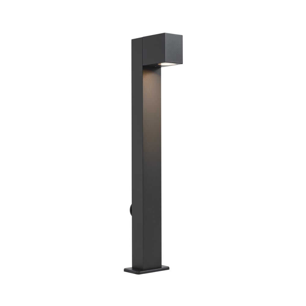 Lampadaire extérieur moderne noir 65 cm IP44