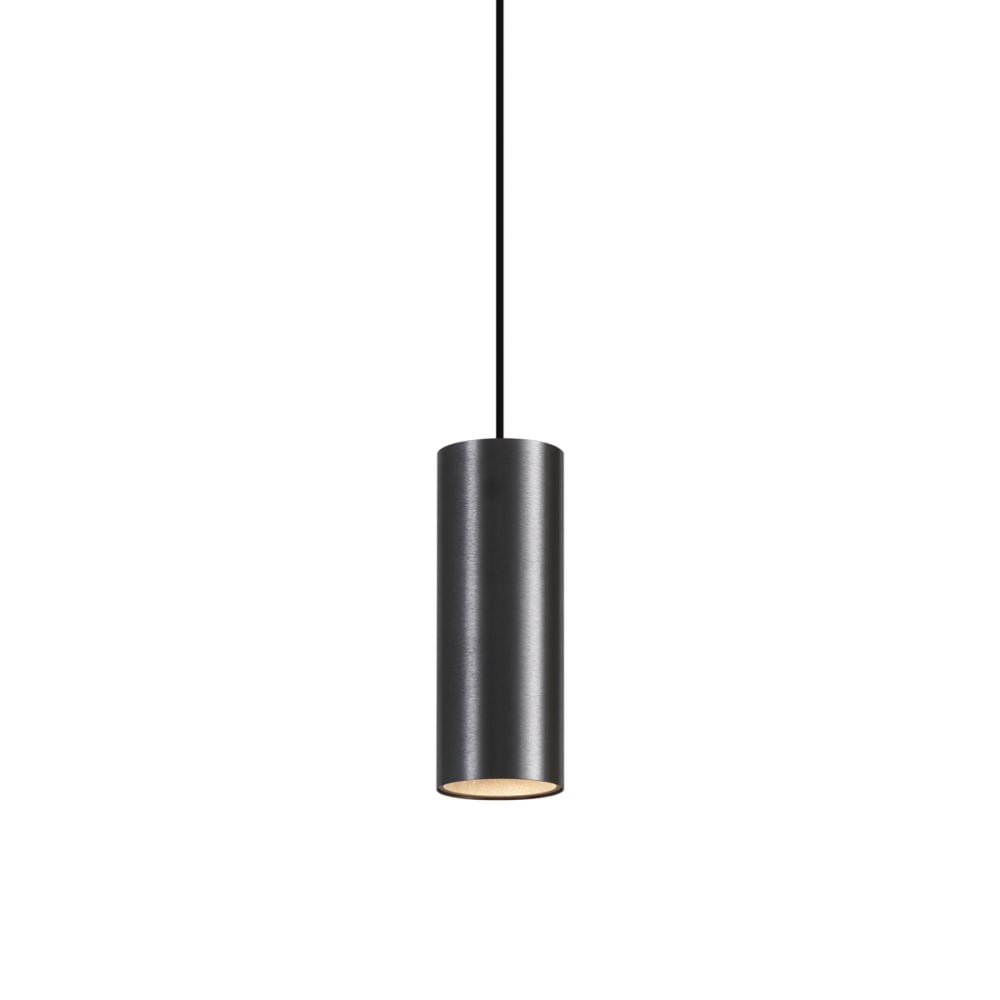 QAZQA Moderne Pendelleuchte Gunmetal GU10 50mm style modern Grau Aluminium