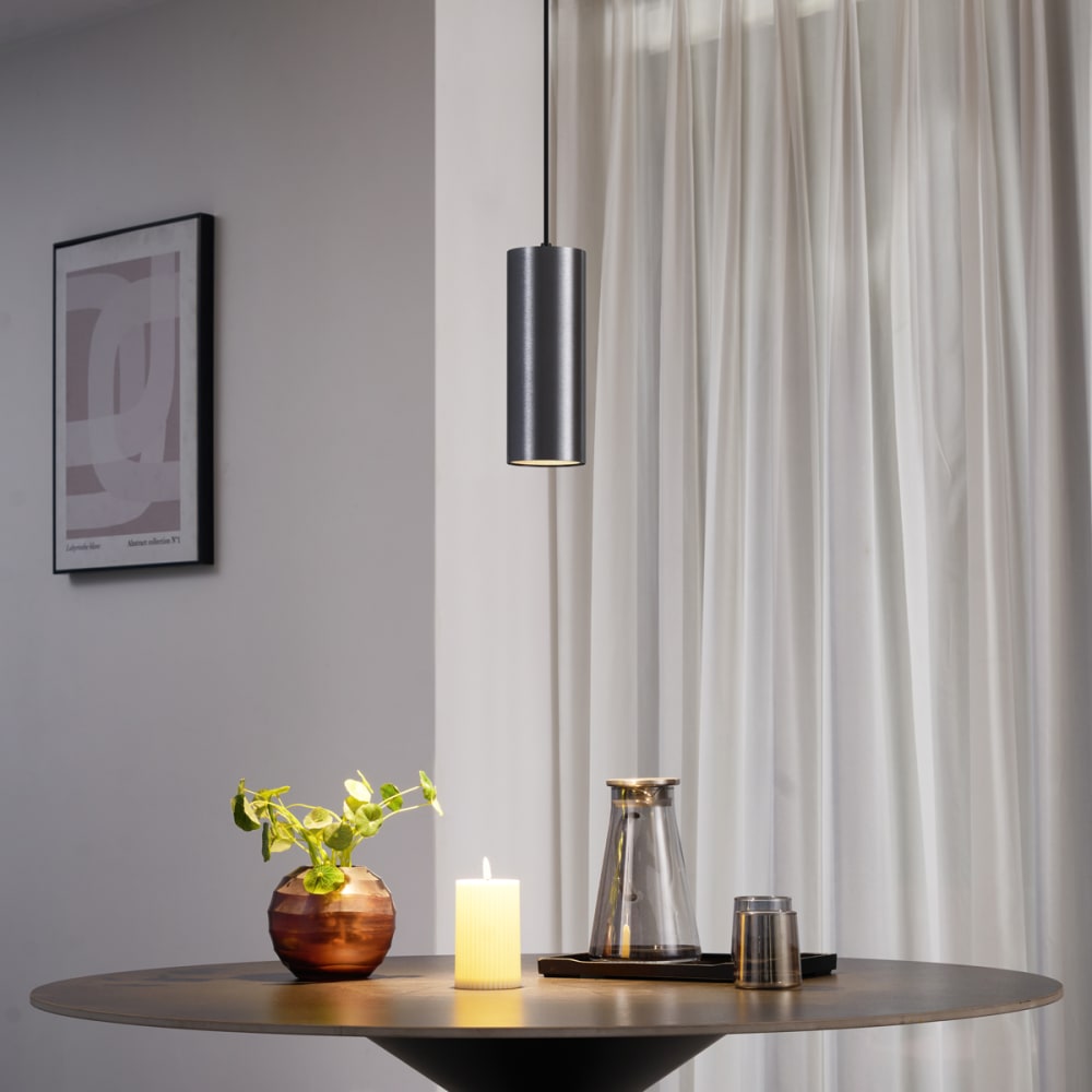 Moderne Pendelleuchte Gunmetal GU10 50mm - Maisons Du Monde