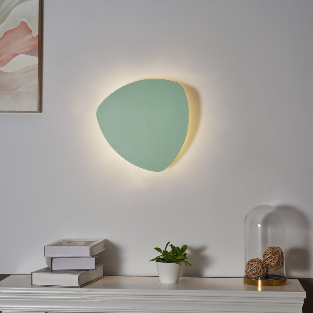Applique murale design verte organique 32 cm — vue 3