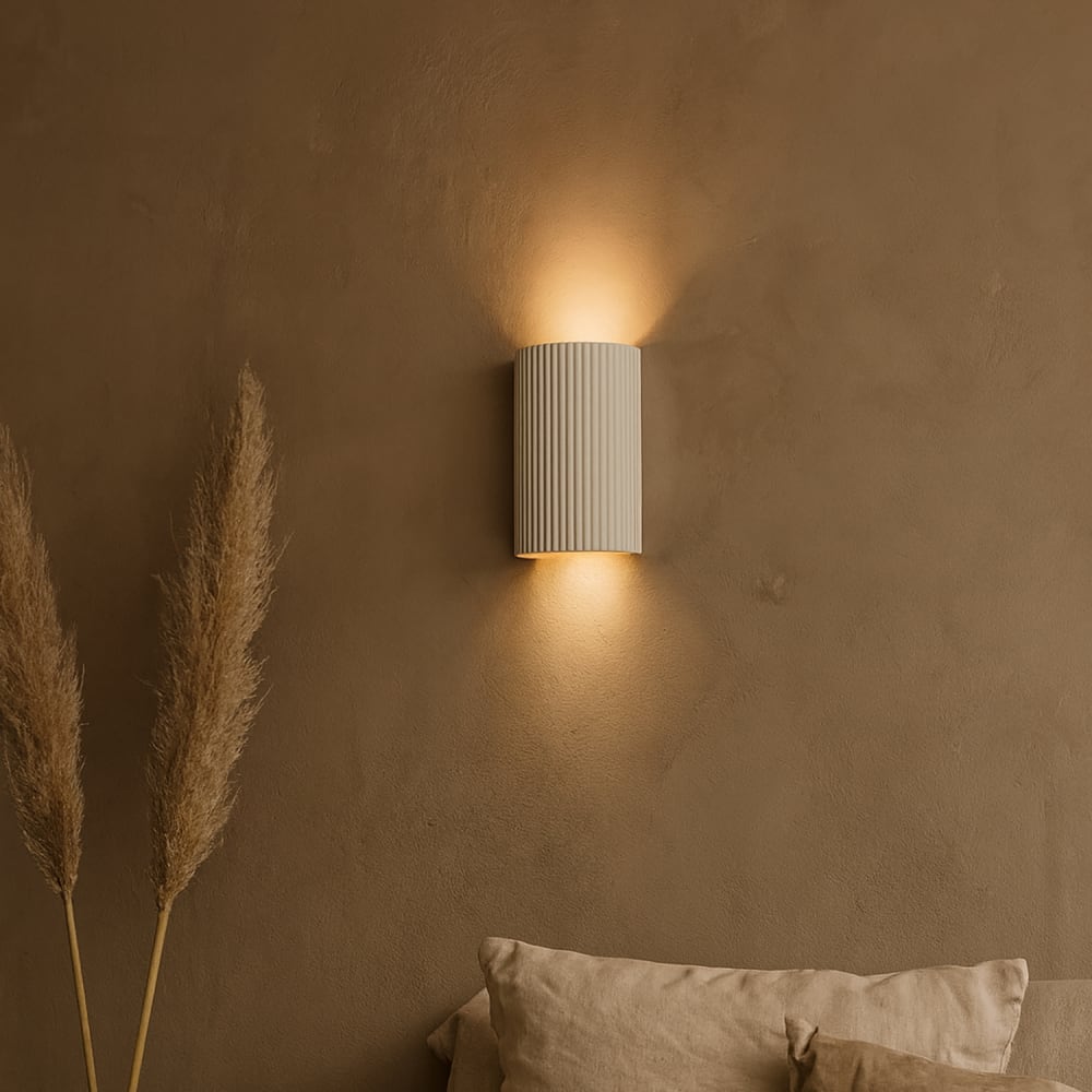 Außenleuchte Dunkelgrau Opalglas 80 cm IP44 - Maisons Du Monde