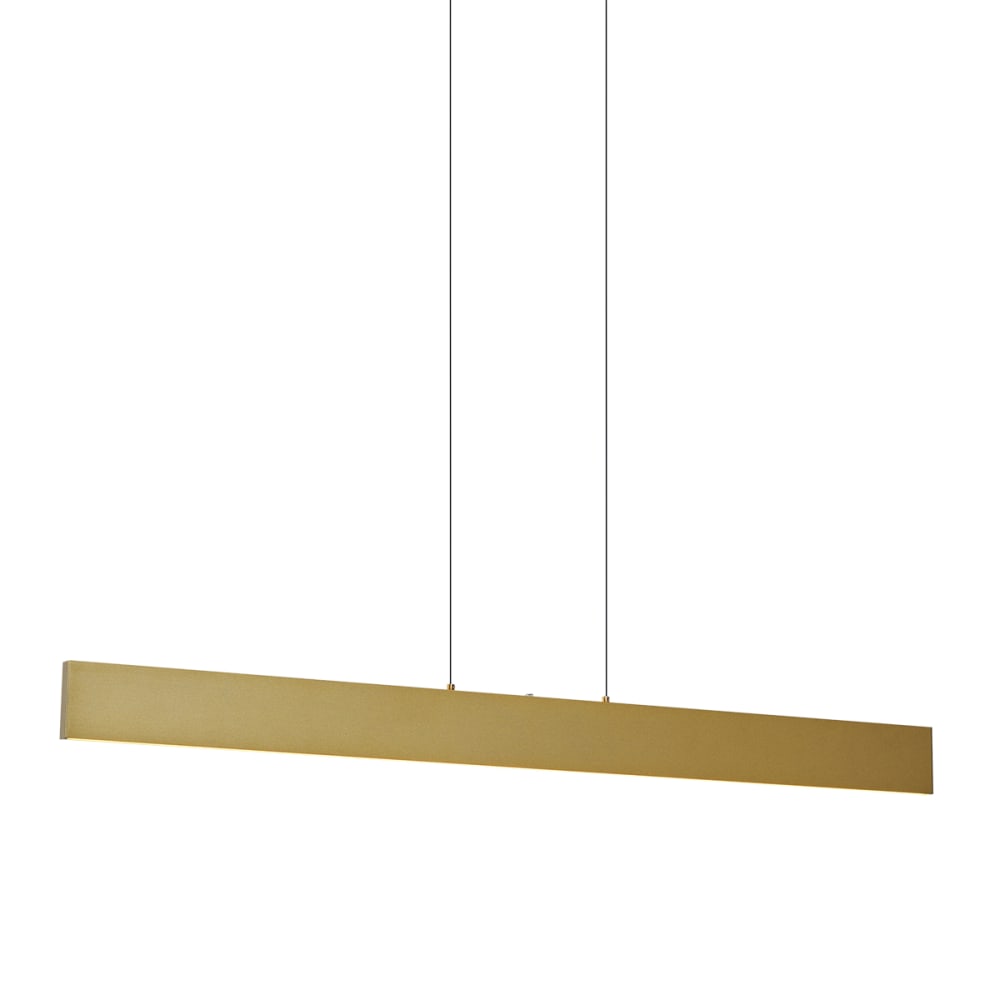 QAZQA Hängelampe Messing LED Easylift style modern Gold Pvc - Polyvinlychlorid