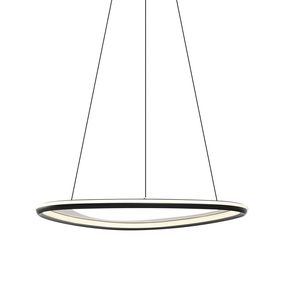 lampara colgante diseno negra led
