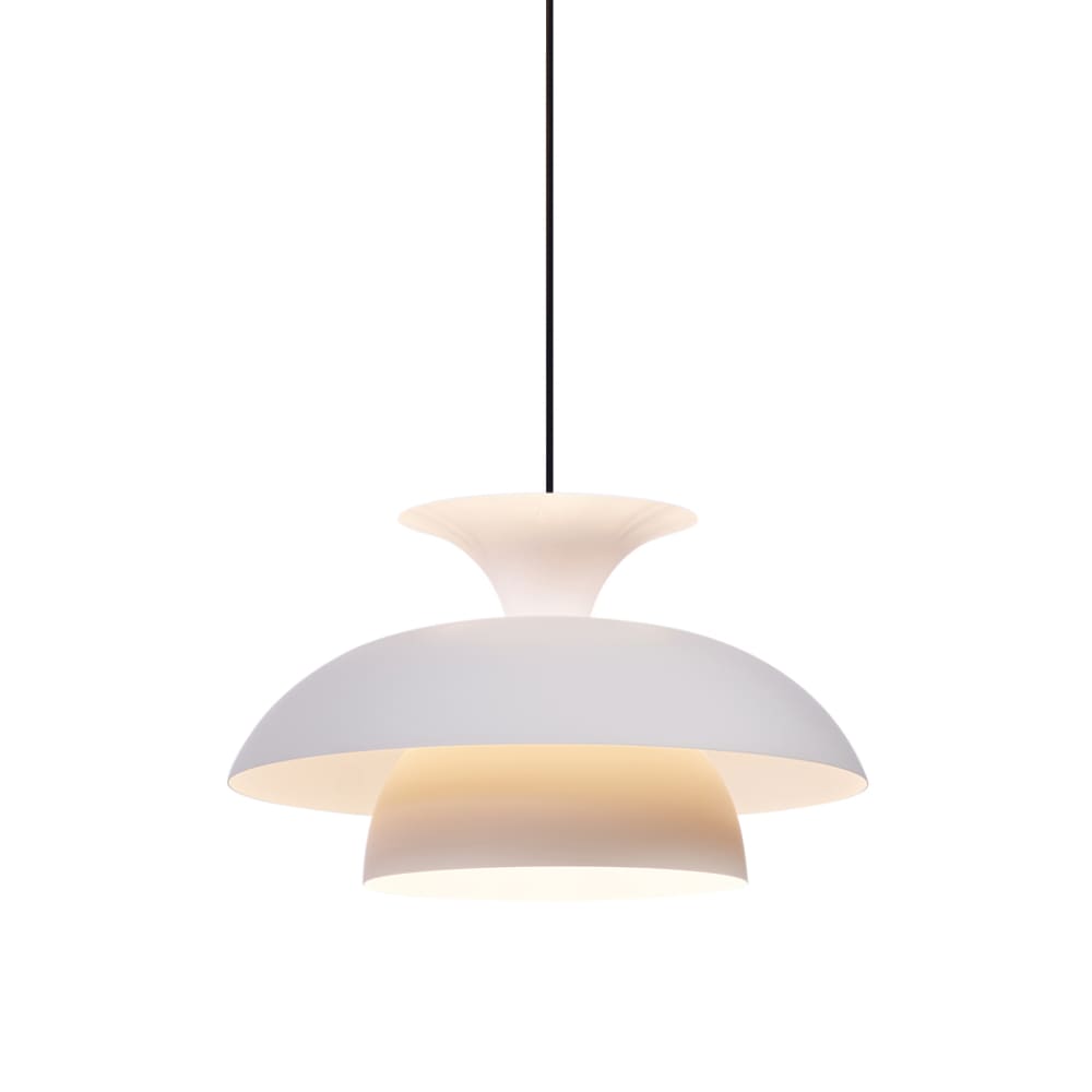 QAZQA Skandinavische Hängelampe Beige innen Weiß style modern Beige Aluminium