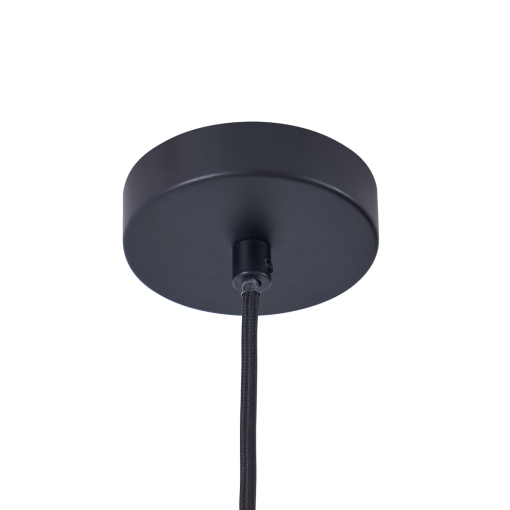 Suspension moderne noire dorée — vue 4