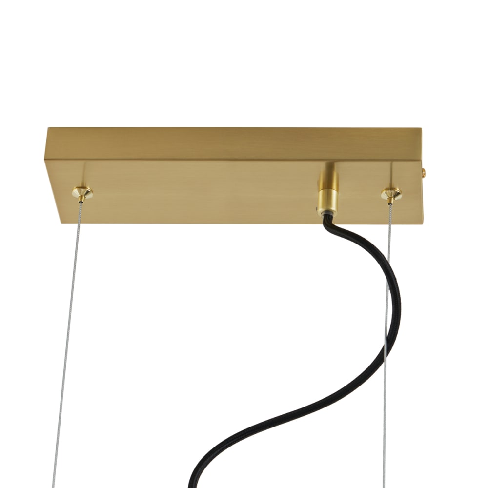 Suspension design dorée verre arc-en-ciel — vue 4