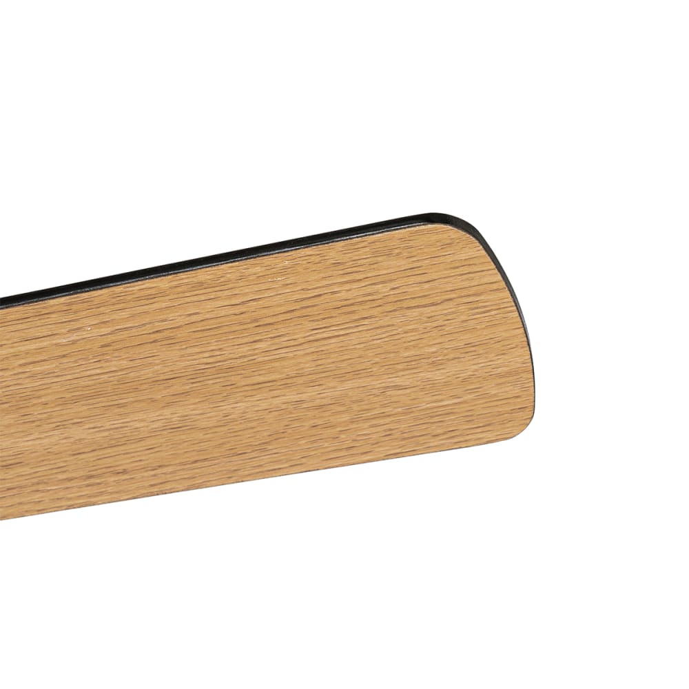 Ventilateur plafond noir bois tirette