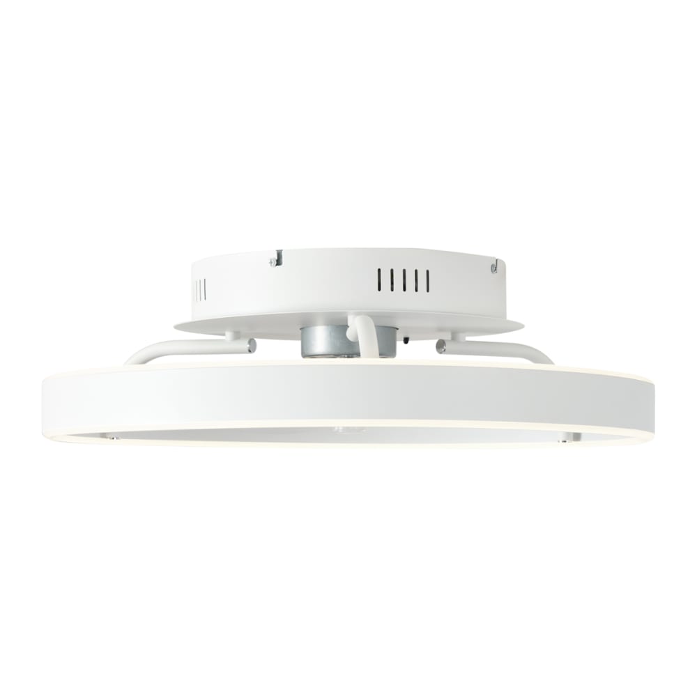 Ventilateur plafond blanc LED télécommande