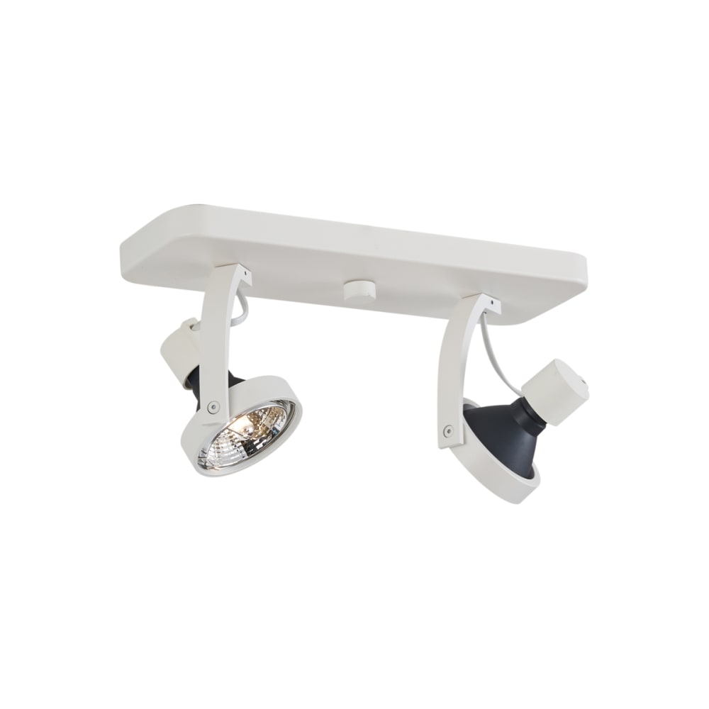 Spot plafond design blanc GU10 70 mm