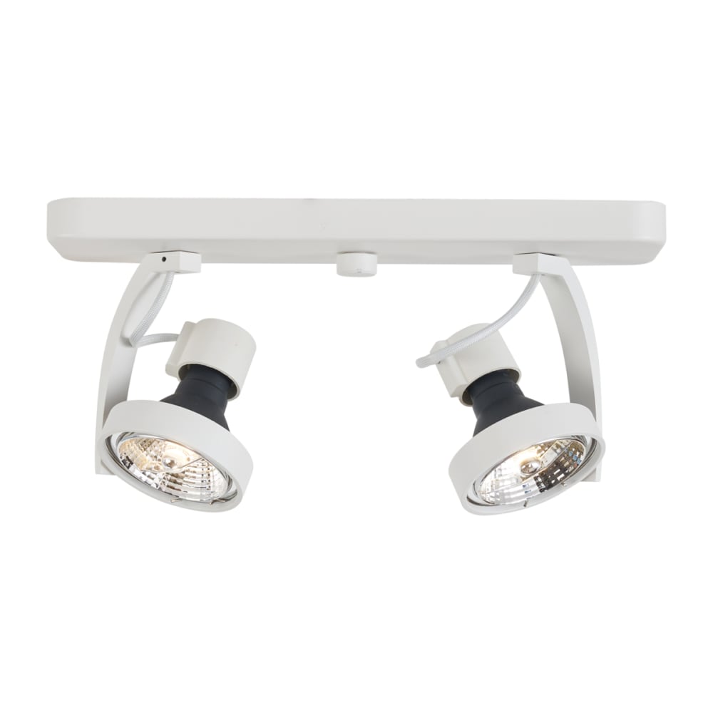 Spot plafond design blanc gu10 70 mm — vue 4