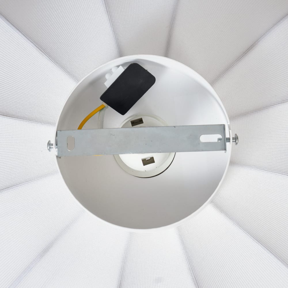 Plafonnier japandi blanc 37 cm — vue 4