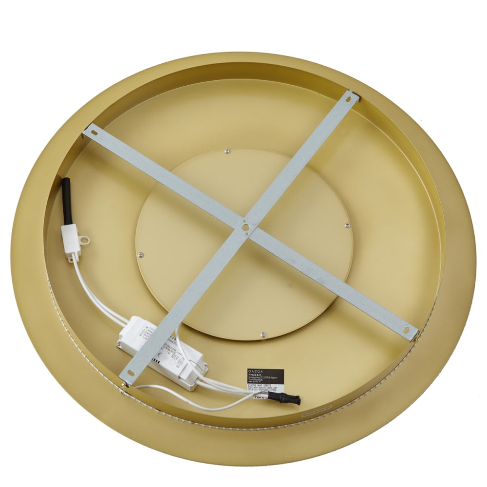 Plafonnier moderne or led dimmable 60 cm — vue 4