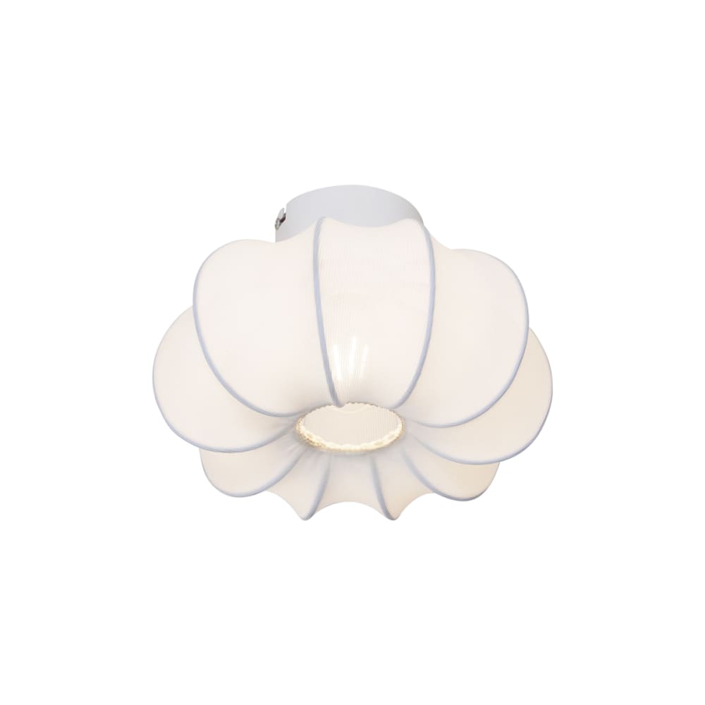 Plafonnier Japandi blanc 27 cm