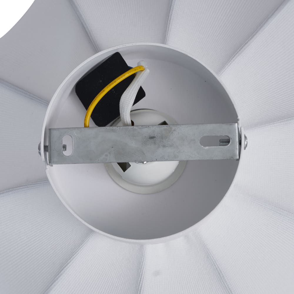 Plafonnier japandi blanc 27 cm — vue 4