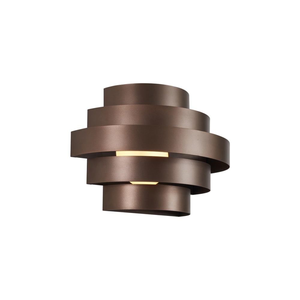 QAZQA Moderne Wandleuchte Bronze LED style modern Gold Metall