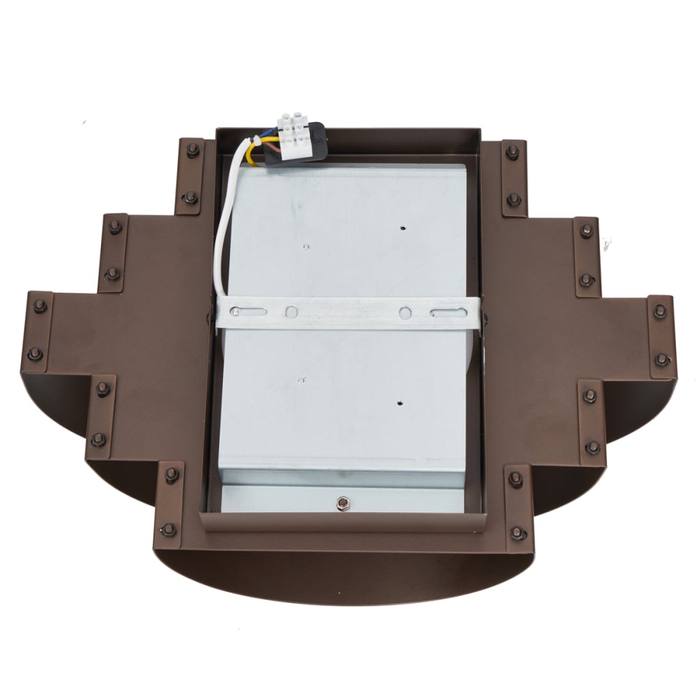 Applique murale moderne bronze led variable — vue 4