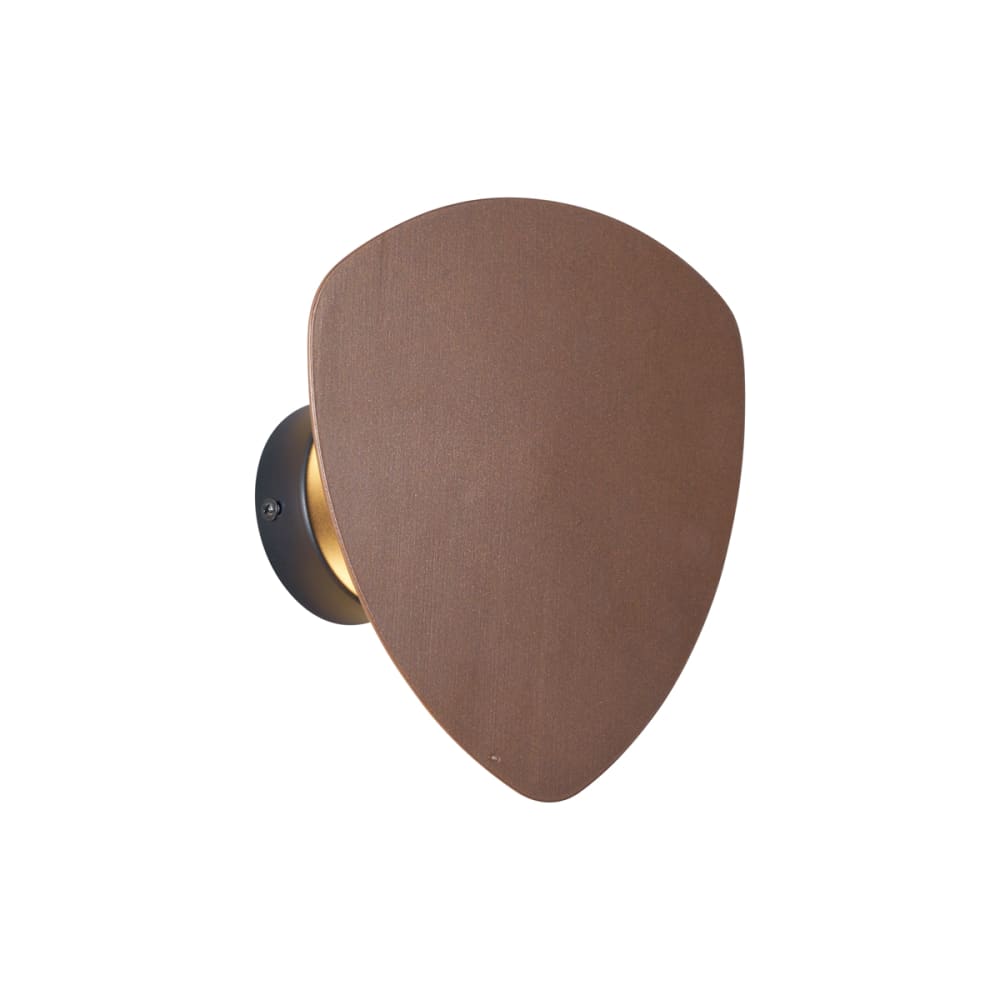 QAZQA Design Wandleuchte Bronze Organisch 20 cm style modern Gold Aluminium