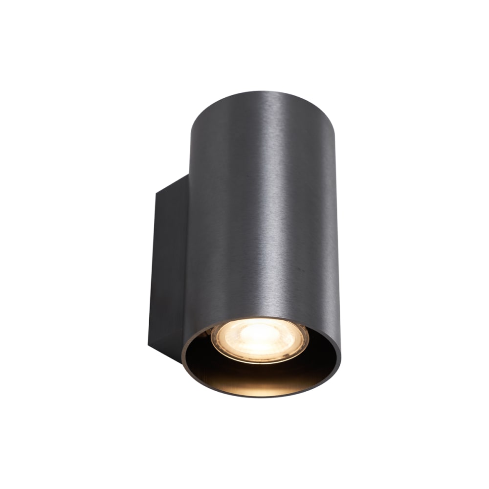 Applique murale moderne ronde métal anthracite — vue 3