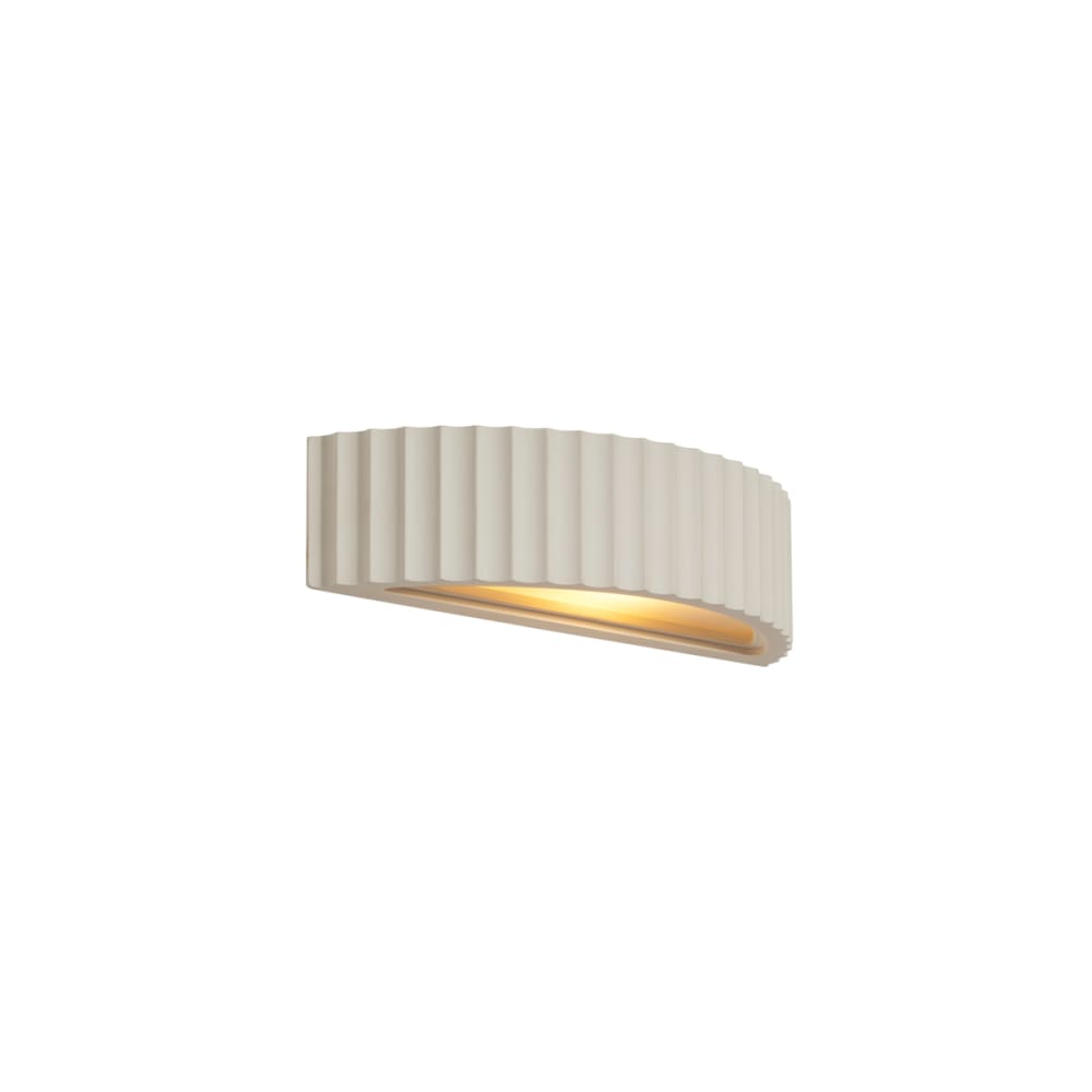 QAZQA Außenstehleuchte Stahl Holzoptik 45 cm IP44 style modern Beige Beton