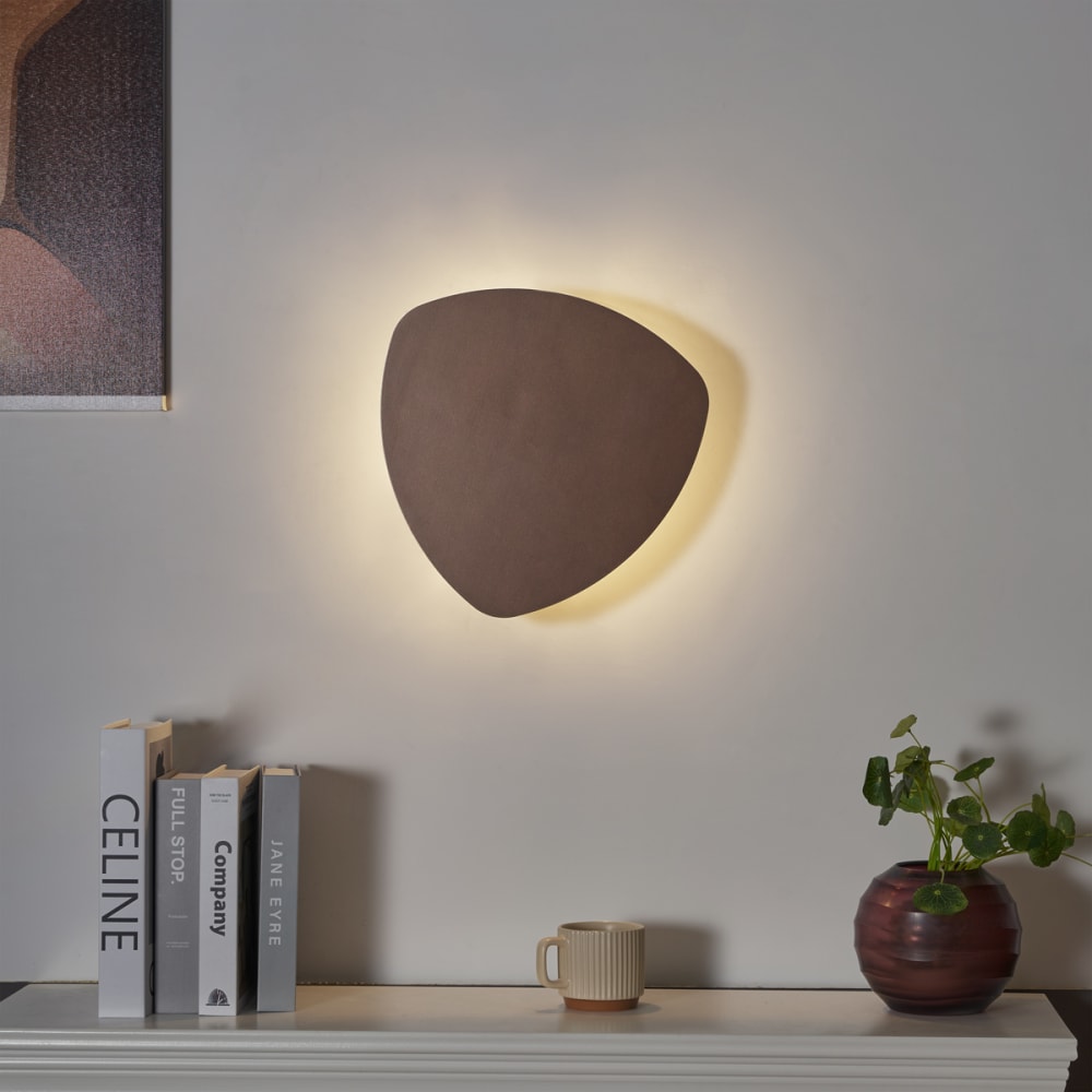 Applique murale design bronze organique 32 cm — vue 3