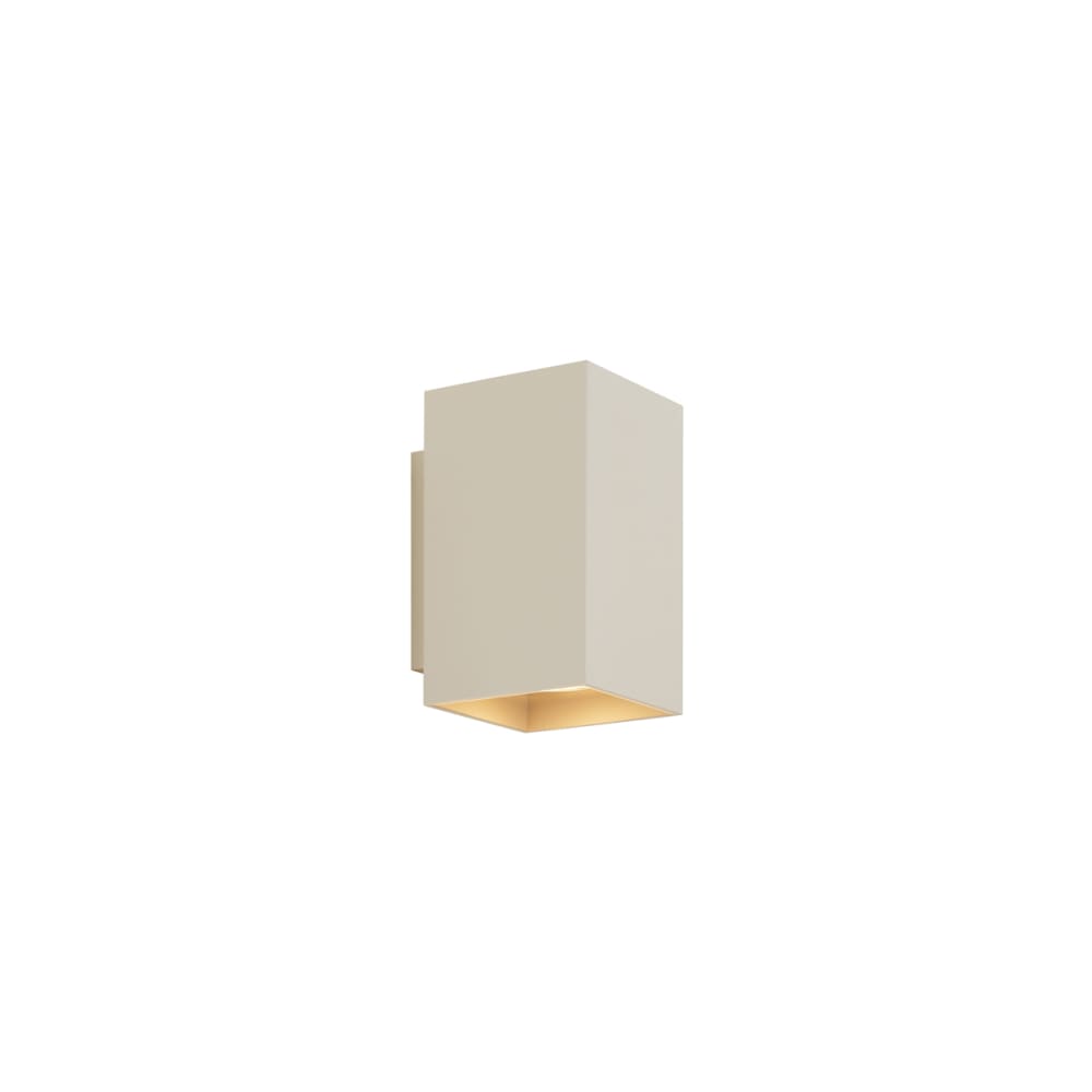 Applique murale moderne beige GU10 carrée