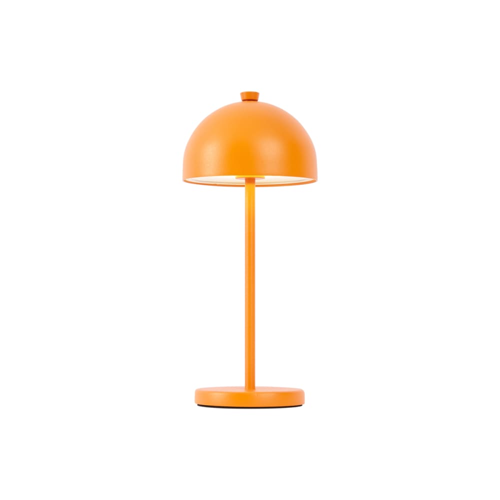 QAZQA Tischleuchte Orange LED IP54 wiederaufladbar style modern orange Aluminium