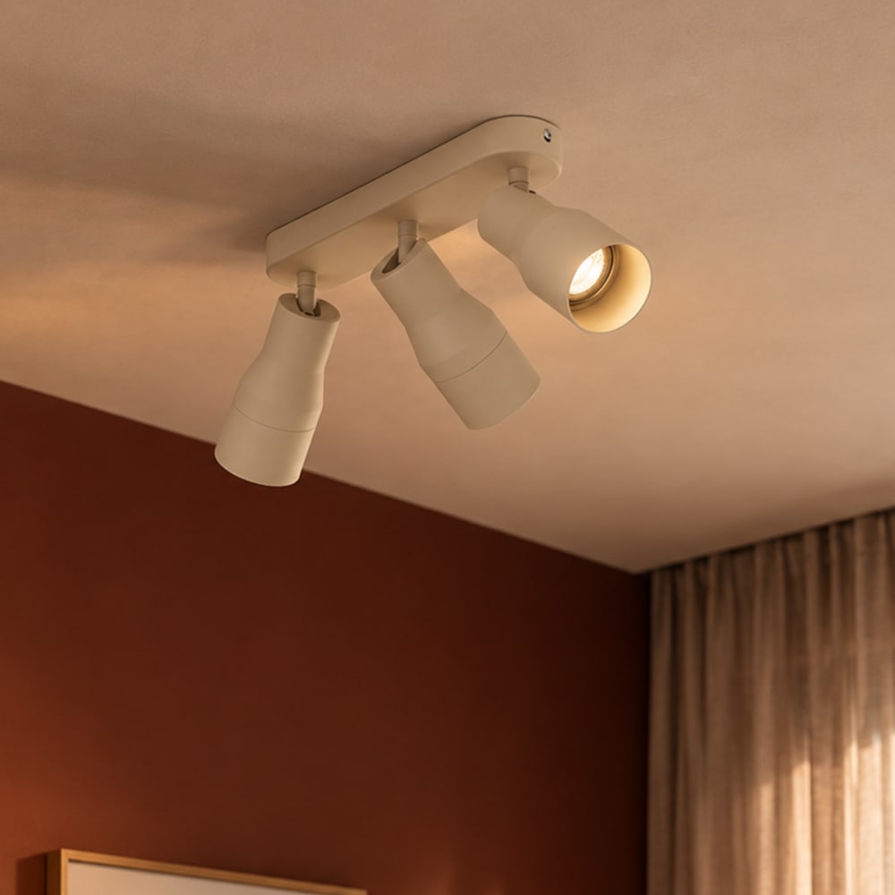 Deckenleuchte Beige GU10 50mm rund - Maisons Du Monde