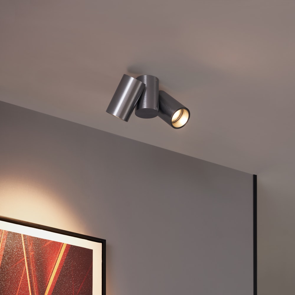 Design Einbaustrahler Gunmetal GU10 50 mm - Maisons Du Monde